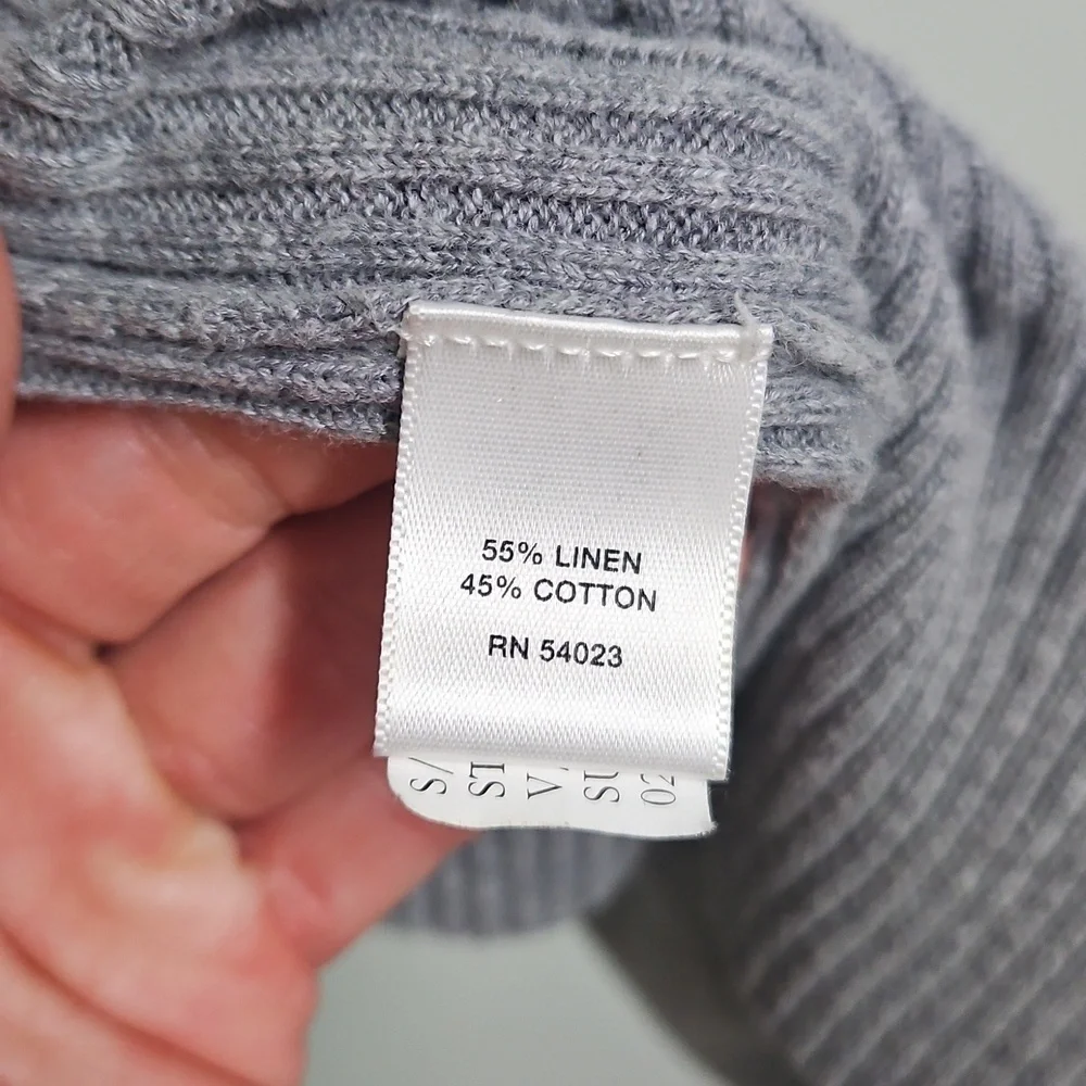 Banana Republic Cardigan Zip-Up Layering Grey Gray Unisex Size Medium